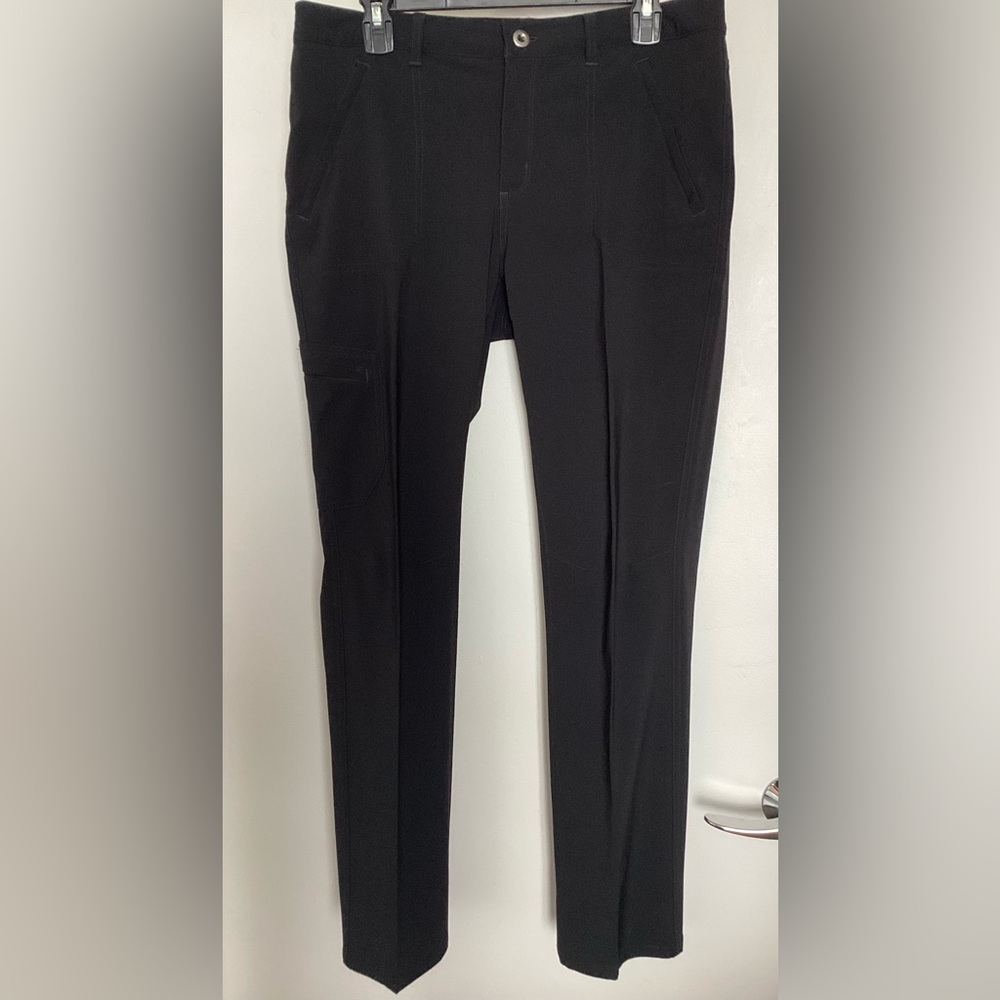 Patagonia Women’s Black Trousers Pants w Inner Drawstring Waist Sz 10